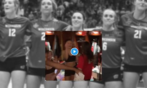 nebraska volleyball team leaked|Wisconsin female athletes notify police over private。